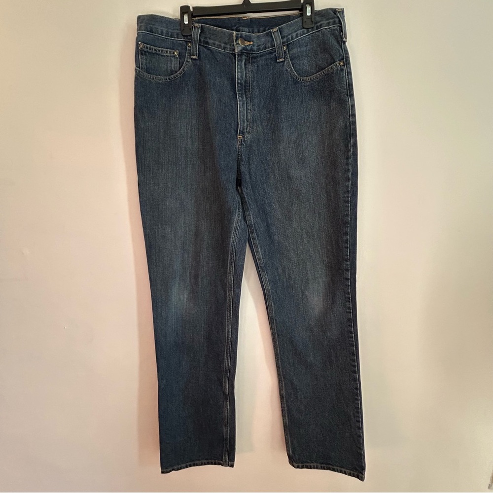 Carhartt Jeans Men's Size 36x36 Blue Denim Relaxed Fit Straight Leg